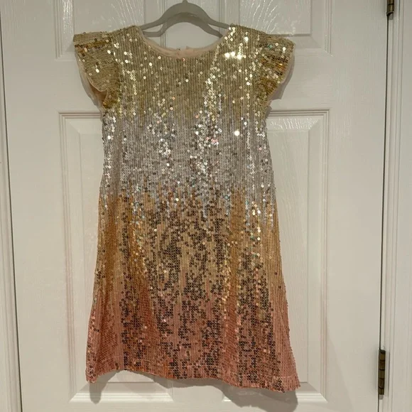 green emerald velvet dress Gabourne Strapless Midi Dress - Gold Sequin